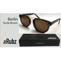 The Rubz solbriller, Berlin – brun/guld Turtle