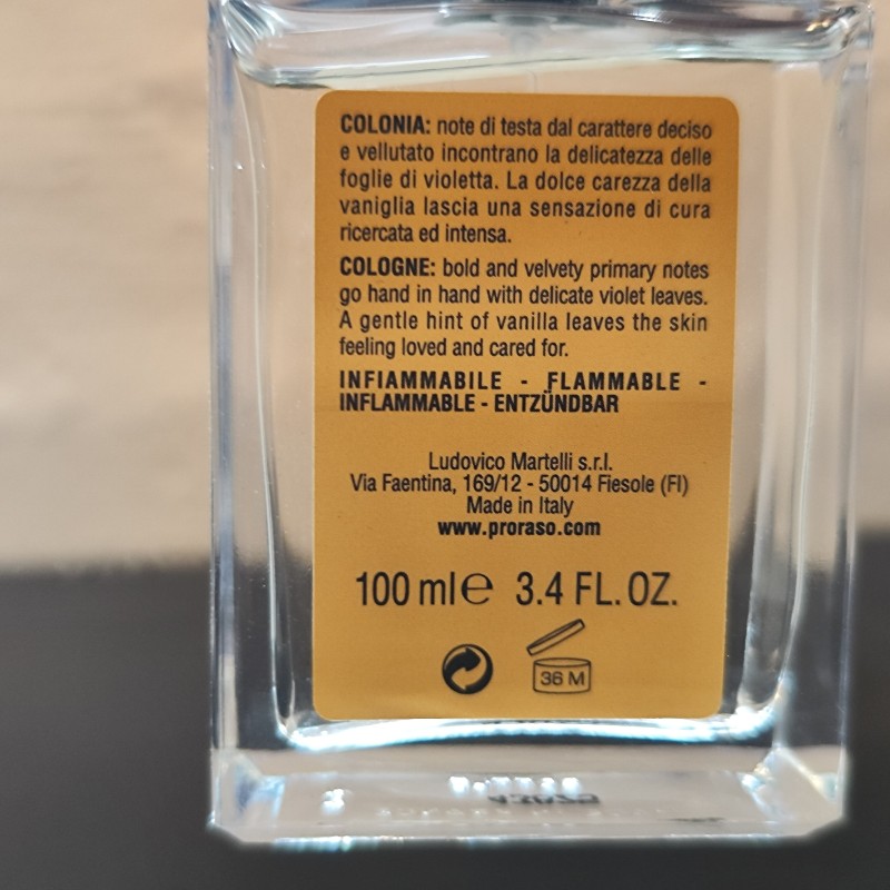 Proraso Cologne Wood & Spice