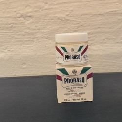 Proraso Preshave Cream - Sensitive, Grøn Te og Havre