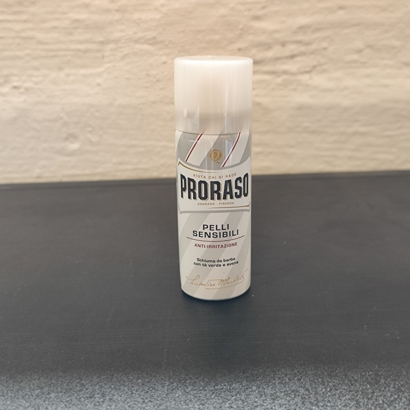 Proraso Barberskum - Sensitive, Grøn te og havre, rejsestørrelse / rejseudgave