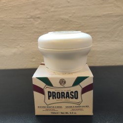 Proraso Barbersæbe - Sensitive, Grøn te og havre